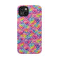 Bespattered Facade Rainbow Graffiti Hearts Impact-Resistant Case
