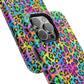 Bespattered Facade Candy Coated Neon Leopard MagSafe Tough Case