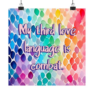 Bespattered Facade "Love Language" Giclée Archival Matte Paper Prints