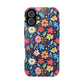 Bespattered Facade Colorful Flowers Impact-Resistant Case
