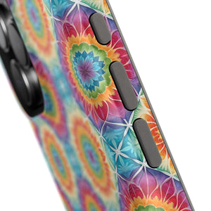 Bespattered Facade Rainbow Blooms MagSafe Tough Case