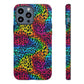 Bespattered Facade Rainbow Animal Print Tough Case