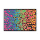 Bespattered Facade Neon Goodness Framed Canvas Art Print | 3 Frame Colors | Multiple Sizes