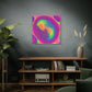 Bespattered Facade Fluid Art Abstract Painting Stretched Matte Canvas Art Prints | Multiple Sizes