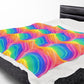 Bespattered Facade Windswept Rainbows Velveteen Plush Blanket | 3 Sizes