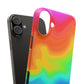 Bespattered Facade Rainbow Heat Map Snap Case