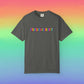 Bespattered Facade Rainbow Bubble Indoorsy Colorful Premium Unisex Comfort Colors Garment Dyed 100% Cotton T-Shirt