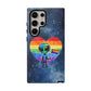 Bespattered Facade Rainbow Extraterrestrial Pride Tough Case