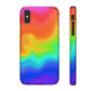 Bespattered Facade Rainbow Heat Map Snap Case