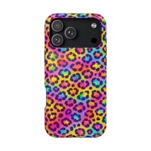 Bespattered Facade Rainbow Cheetah MagSafe Tough Case