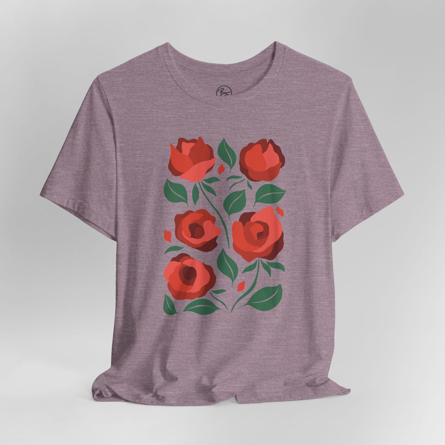 Red Roses Bella Canvas Unisex Jersey Short Sleeve Tee
