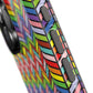 Bespattered Facade Rainbow Chevron Tiles Impact-Resistant Case