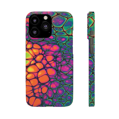 Bespattered Facade Neon Butterfly Snap Case