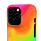 Bespattered Facade Rainbow Heat Map Snap Case