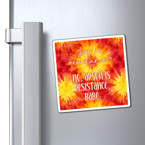 Bespattered Facade "Resistance" Refrigerator Magnet