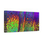 Bespattered Facade Neon Lava Stretched Matte Canvas Art Prints | Multiple Sizes