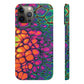 Bespattered Facade Neon Butterfly Snap Case