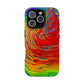 Bespattered Facade Rainbow Vortex Impact-Resistant Case