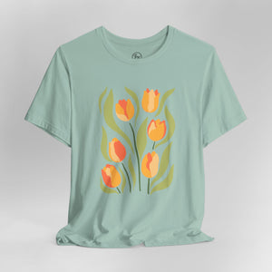 Tulips Bella Canvas Unisex Jersey Short Sleeve Tee