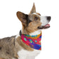 Bespattered Facade Rainbow Galaxy Pet Bandana Collar