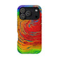 Bespattered Facade Rainbow Vortex Impact-Resistant Case