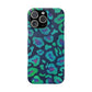 Bespattered Facade Emerald Leopard Snap Case