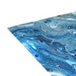 Bespattered Facade Blue Marble Postcards (no envelopes) | Sets of 10, 30, or 50