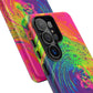 Bespattered Facade Tasty Neon Swirl Tough Case