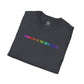 Bespattered Facade Rainbow is the New Black Unisex Softstyle T-Shirt