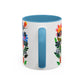 "We're All In This Together..." Rainbow Flowers Mug | Eight Colors | 11oz or 15oz