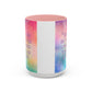 Bespattered Facade Treat Yourself Pastel Rainbow Mug | Three Colors | 11oz or 15oz