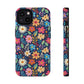 Bespattered Facade Colorful Flowers Impact-Resistant Case
