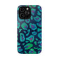 Bespattered Facade Emerald Leopard Impact-Resistant Case