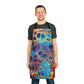 Bespattered Facade Intergalactic Rainbow Tie-Back Canvas Apron