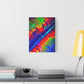 Bespattered Facade Fluid Art Abstract Painting Stretched Matte Canvas Art Prints | Multiple Sizes