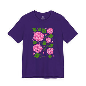 Hydrangea Bella Canvas Unisex Jersey Short Sleeve Tee