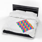Bespattered Facade Windswept Rainbows Velveteen Plush Blanket | 3 Sizes
