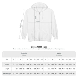 Bespattered Facade Rainbow LGBTQ+ Pride Embroidered Full-Zip Hoodie