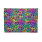 Bespattered Facade Candy Coated Neon Leopard Accessory Pouch | 2 Sizes
