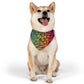 Bespattered Facade Tasty Neons Pet Bandana Collar