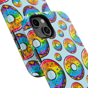 Bespattered Facade Rainbow Sprinkle Donut Impact-Resistant Case