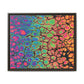 Bespattered Facade Neon Goodness Framed Canvas Art Print | 3 Frame Colors | Multiple Sizes