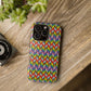 Bespattered Facade Rainbow Chevron Tiles Impact-Resistant Case