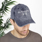 Bespattered Facade "I'm Fine" White Embroidered Vintage Cap