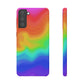 Bespattered Facade Rainbow Heat Map Snap Case