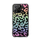 Bespattered Facade Pastel Rainbow Leopard MagSafe Clear Impact Case