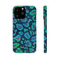 Bespattered Facade Emerald Leopard Snap Case