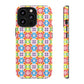 Bespattered Facade Geometric Rainbow Mosaic Tough Case