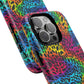 Bespattered Facade Rainbow Animal Print Tough Case