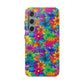 Bespattered Facade Bright Rainbow Flowers Impact-Resistant Case